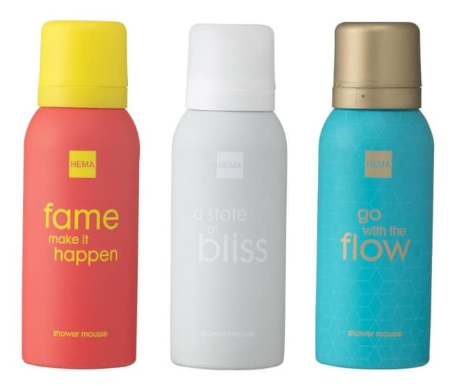 lichaamsverzorging van de HEMA