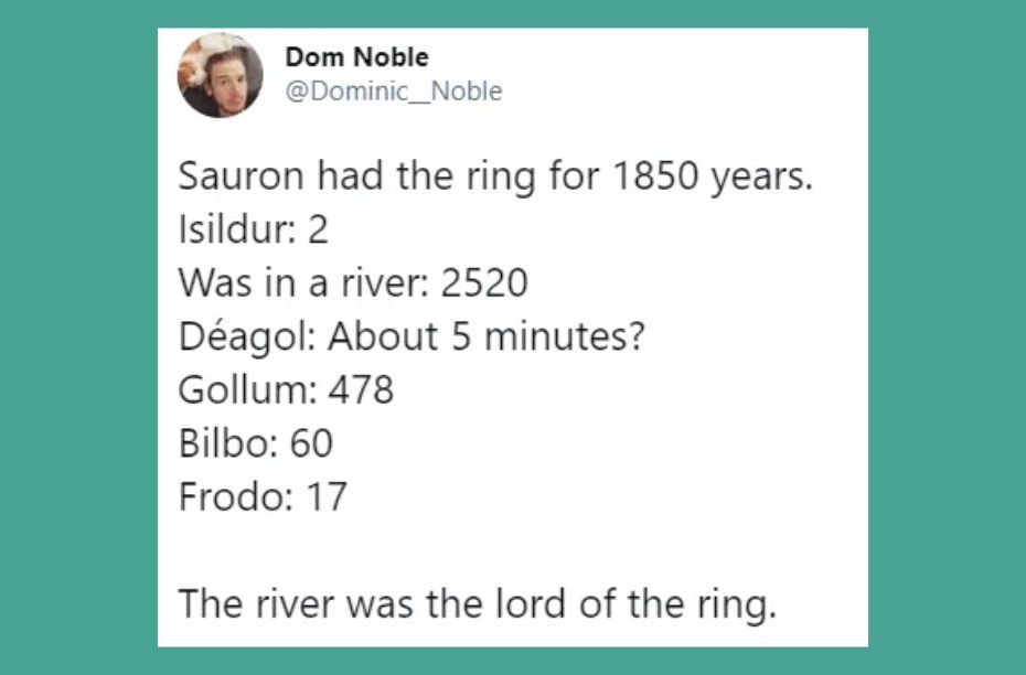 Ring Tolkien derde tijdperk meme